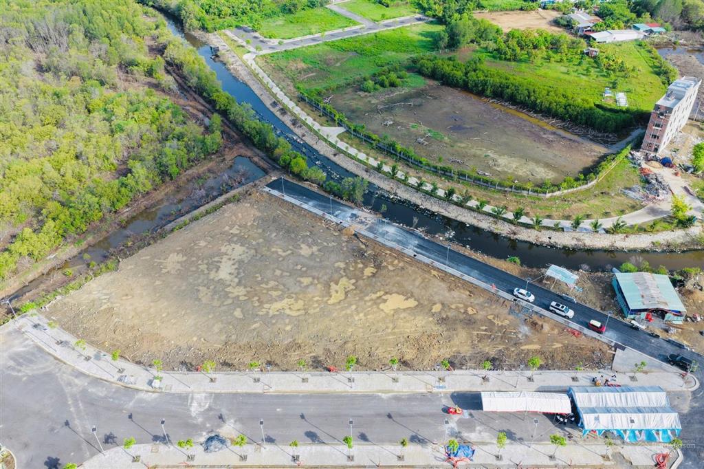 Đất thổ cư long hòa cần giờ 200m²  400m², sổ riêng, phù hợp xây biệt thự nghỉ dưỡng.