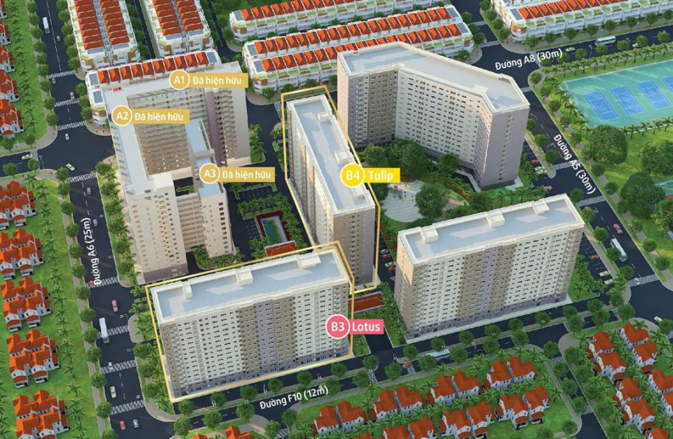 Căn hộ 2pn 50m2 ngay nguyễn thị tú chỉ 2,3tỷ trả trước 690 triệu