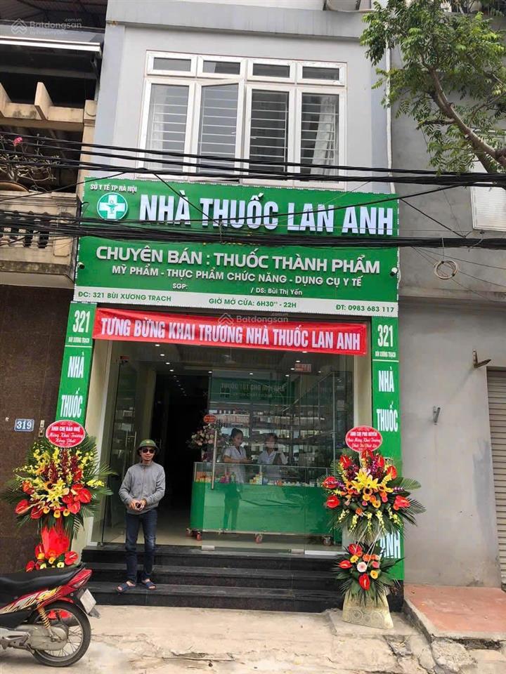 Bán nhà mặt phố 321 bùi xương trạch, định công, hoàng mai, hà nội, diện tích 64m,