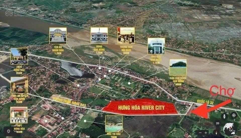 Đất nền dự án hưng hóa tam nông phú thọ, giá chỉ 1.6 tỷ, 85m2, đường vào rộng 24m, tiện xây dựng