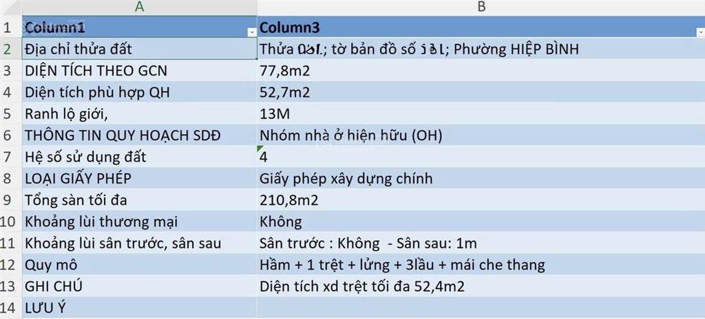Hiếm  đất vip khu hiệp bình  6,6 tỷ 78m² hiệp bình chánh thủ đức