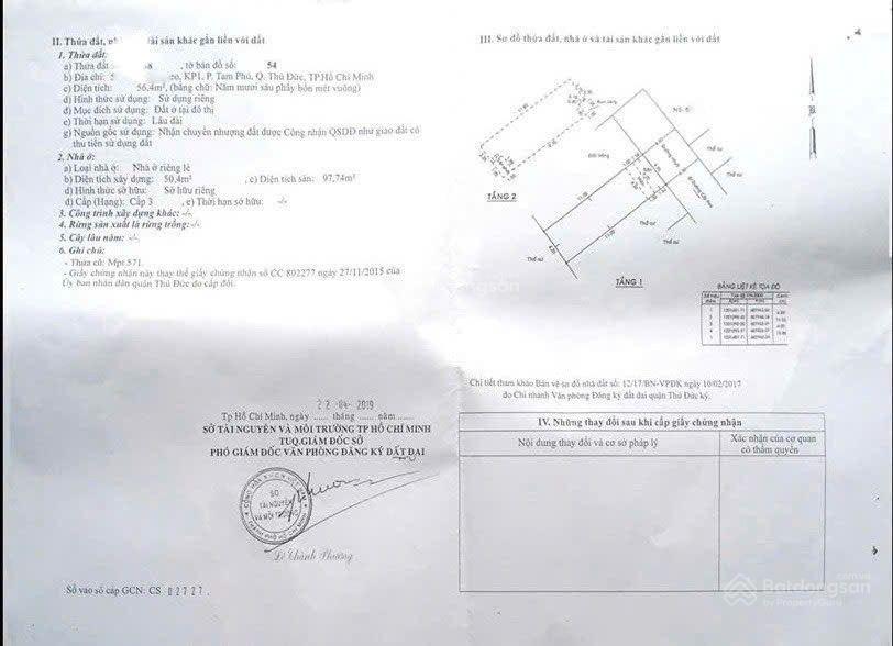 Chủ gấp bán ! nhà đẹp tâm huyết hxh  tam phú thủ đức  56m2(4,223,4m)
