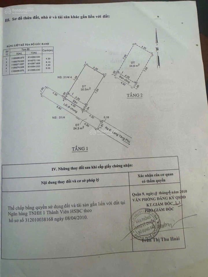 Nhỉnh 3 tỷ nhà 35m2  hoàn công chuẩn gần trường đh giao thông vận tải lê văn việt thủ đức