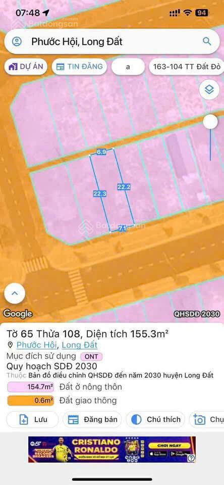 Giá chỉ 1 tỷ 750  sở hữu ngay đất tđc kim liên sát biển phước hải