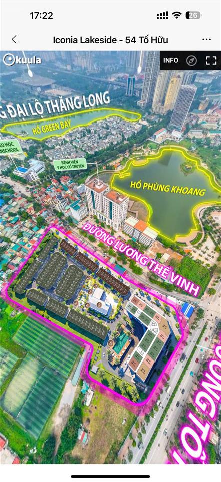 Bán cc iconia lakeside, 112 triệu/m2, 74m2, 2pn, 2wc, đẹp, nhiều tiện ích tại nam từ liêm, hà nội