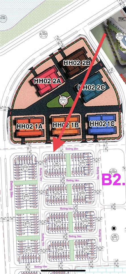 Bán nhanh biệt thự 200m, hướng bắc, gần trục đường lớn
