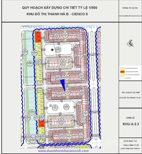 Bán căn liền kề xây 7 tầng khu a2.3 gần trục đường lớn kđt thanh hà