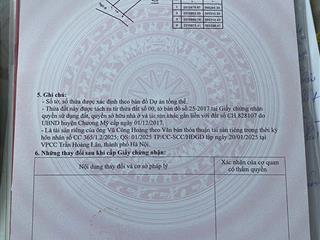 Chính chủ gửi bán lô đất 117,3m2 full thổ cư, cách hà đông 18km, giá 1,8 tỷ,  0868 536 ***