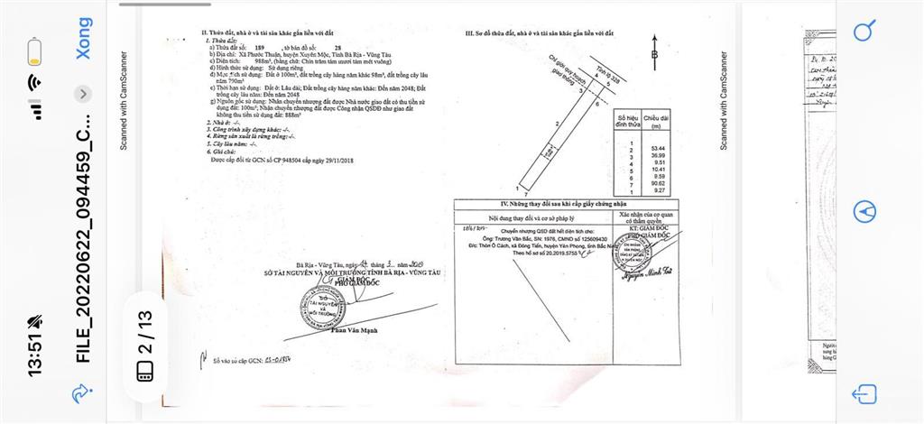 Bán trang trại khu nghỉ dưỡng hồ tràm brvt, 155 tỷ, 10500 m2, có sẵn 4000m thổ cư
