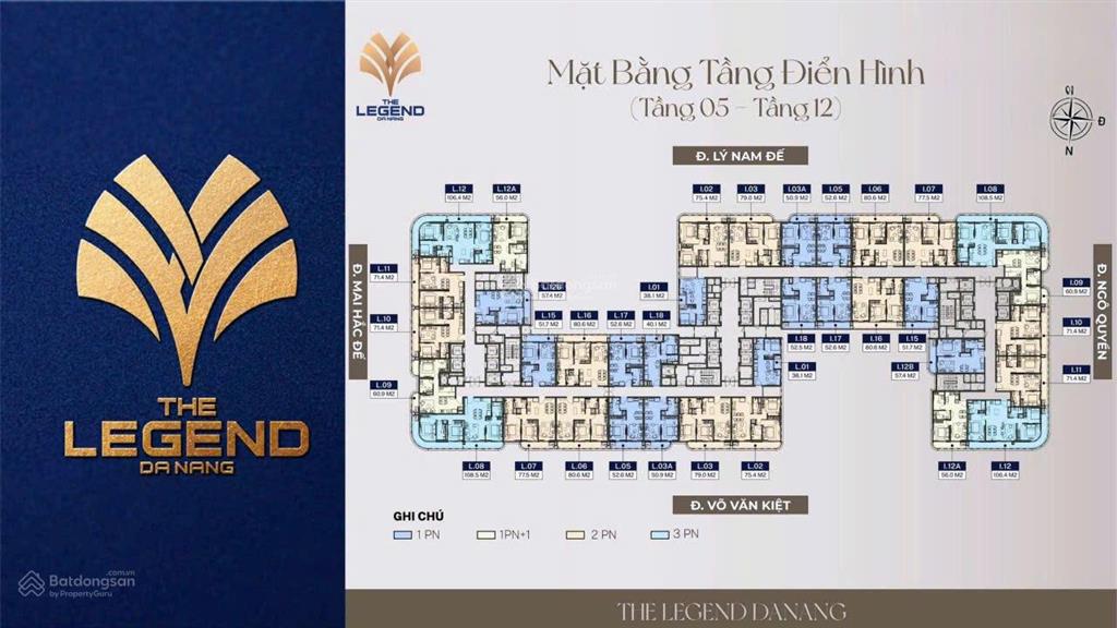 The legend đà nẵng  giá chỉ từ 130tr/m2.