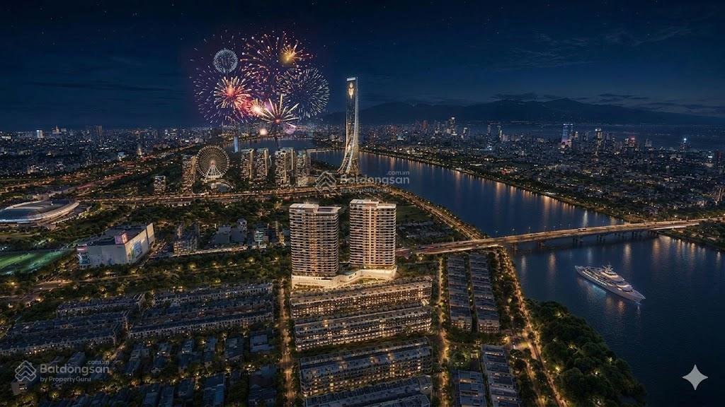 Tuyệt tác 3pn the meridian đà nẵng tầm nhìn du thuyền trên cao ngắm trọn sông hàn