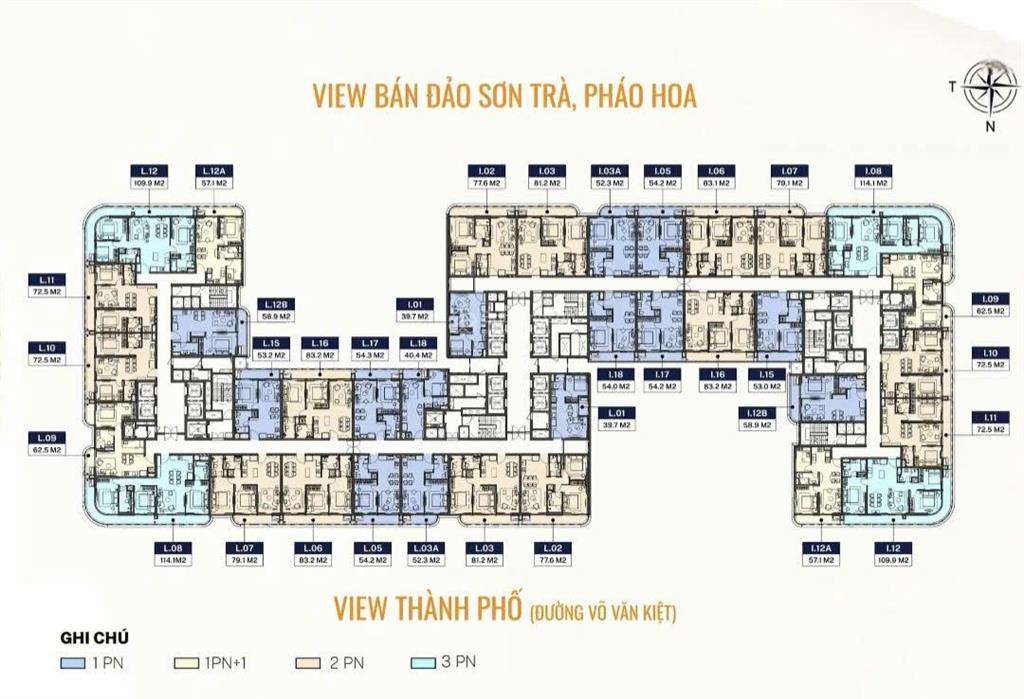 The legend đà nẵng  căn hộ cao cấp giá chỉ hơn 150tr/m2