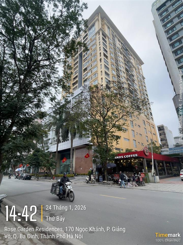 Bán gấp căn hộ 3pn 152,4m2 tại artex building 172 ngọc khánh, 15 tỷ vnd