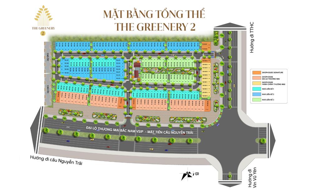 Vsip ra mắt shophouse 96m2 tại the greenery 2 hải phòng, 4 tầng, giá cực chất 10,5 tỷ