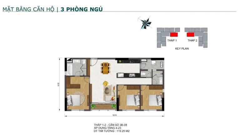 Bán căn (essensia sky). nhà bè, 9 tỷ (bao sổ 5%) 119,53m2, 3pn, 2wc luân 0794 334 ***