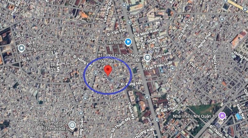 Bán đất, tặng nhà mặt phố tại đông hồ, 133m2, phường 8, quận tân bình