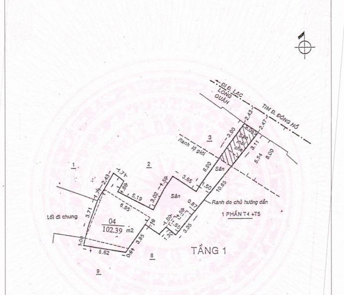 Bán đất, tặng nhà mặt phố tại đông hồ, 133m2, phường 8, quận tân bình
