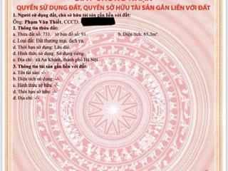 Đất dịch vụ 12,5ha xã an thượng (an khánh)