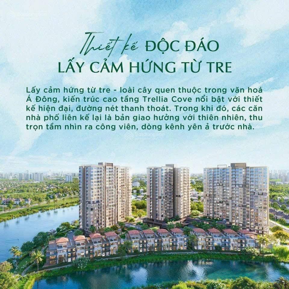 Bán căn hộ cao cấp tầng 16 view sông  view kênh  trellia cove  kđt mizuki park
