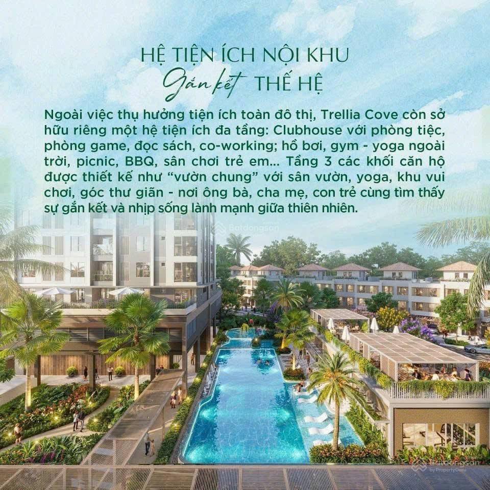 Bán căn hộ cao cấp tầng 16 view sông  view kênh  trellia cove  kđt mizuki park