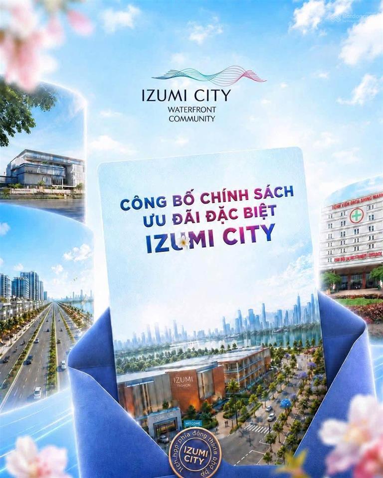 Nhà phố vườn ven sông izumi city  chỉ cách vinhomes quận 9 qua cầu đồng nai 2  sân vườn 54m2