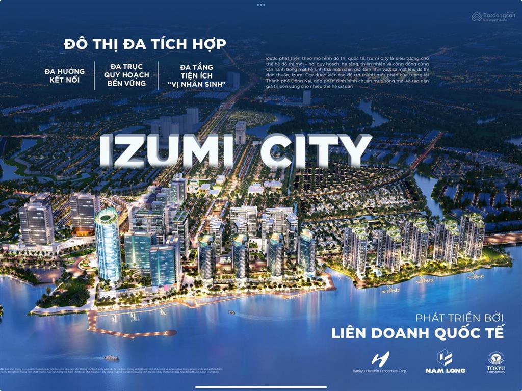 Nhà phố vườn ven sông izumi city  chỉ cách vinhomes quận 9 qua cầu đồng nai 2  sân vườn 54m2