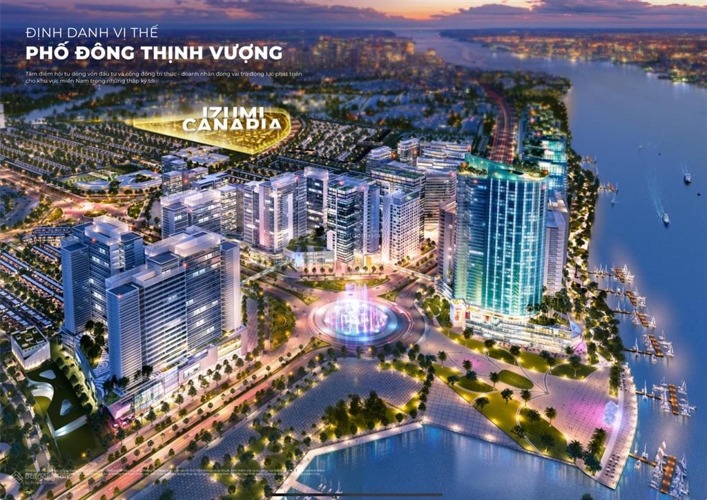Nhà phố vườn ven sông izumi city  chỉ cách vinhomes quận 9 qua cầu đồng nai 2  sân vườn 54m2