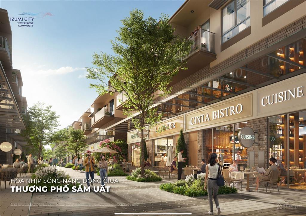Nhà phố vườn ven sông izumi city  chỉ cách vinhomes quận 9 qua cầu đồng nai 2  sân vườn 54m2