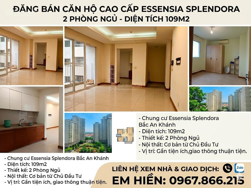Chỉ từ 69tr/m² sở hữu căn hộ 109m² splendora tòa 103 ban công đông cực mát giá 7,x tỷ