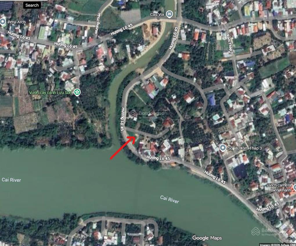 Lô góc hl45 diên phú view sông cái dài 60m có 400m2 thổ, khu dân cư