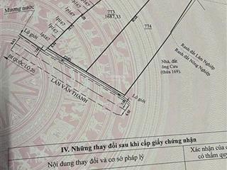 Cc cần bán gấp lô đất mặt tiền phường xuân trường  đường lâm văn thạnh