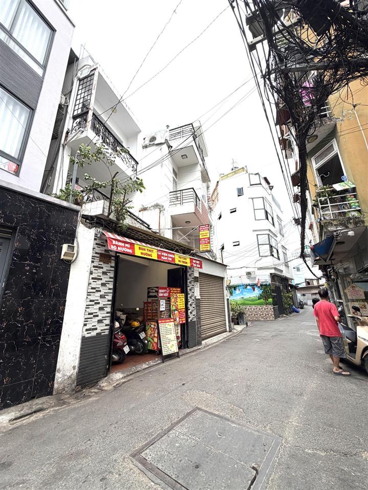 Hẻm ô tô thông, kinh doanh, 45m2, 3 tầng, 4pn, hoàng hoa thám p5 phú nhuận, dòng tiền 22tr/th, 9.2t
