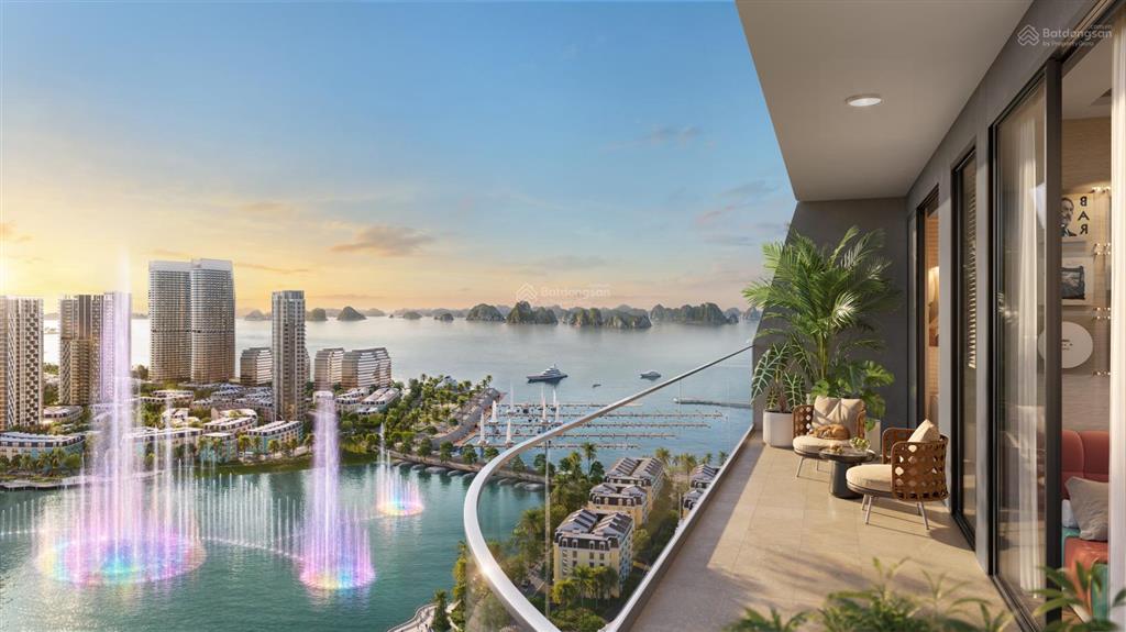 Quỹ hàng mặt hồ nhạc nước hướng đông nam, tòa m prima bay, giá thanh toán ngay chỉ từ 1,6x tỷ
