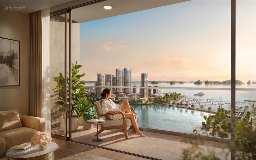 Cực hiếm! bán căn studio 31m2 ban công đông nam, view vịnh hạ long tại prima bay, giá chỉ 1,5x tỷ