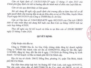 Cần chuyển nhượng dự án khu dân cư xã phú hữu huyện nhơn trạch, đồng nai