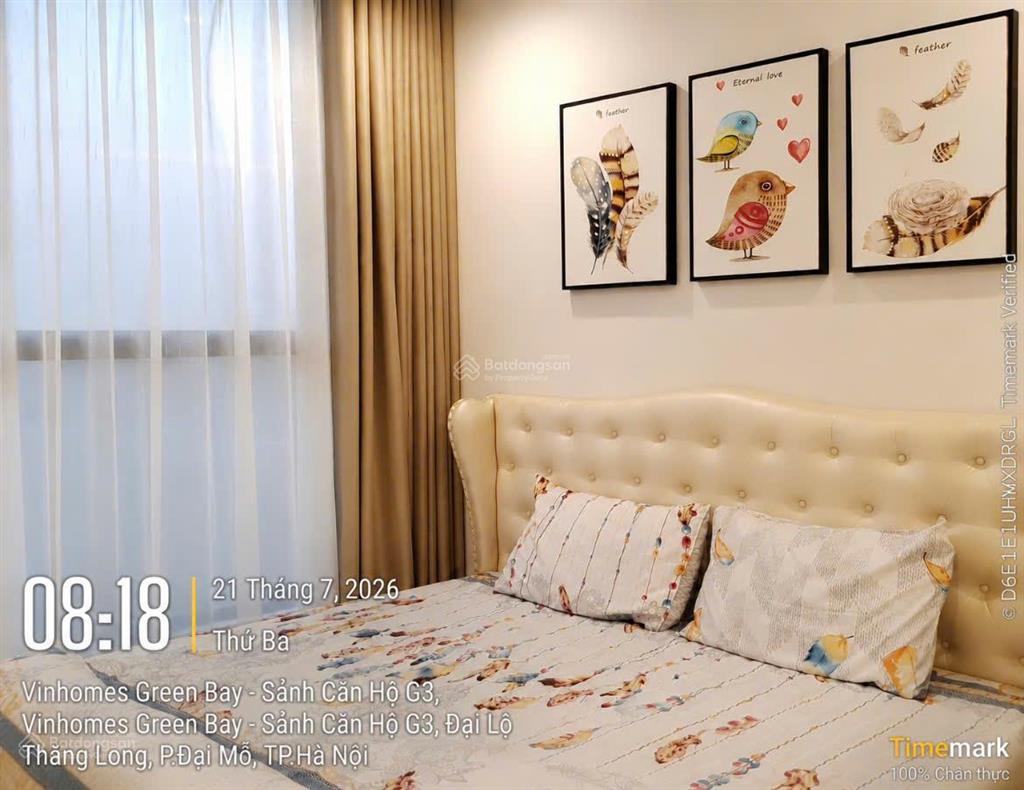 Giá tốt. cho thuê gấp căn hộ 2 phòng ngủ 67m2 full nội thất cao cấp 14,5 tr/th vinhomes greenbay
