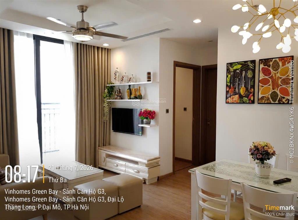 Giá tốt. cho thuê gấp căn hộ 2 phòng ngủ 67m2 full nội thất cao cấp 14,5 tr/th vinhomes greenbay