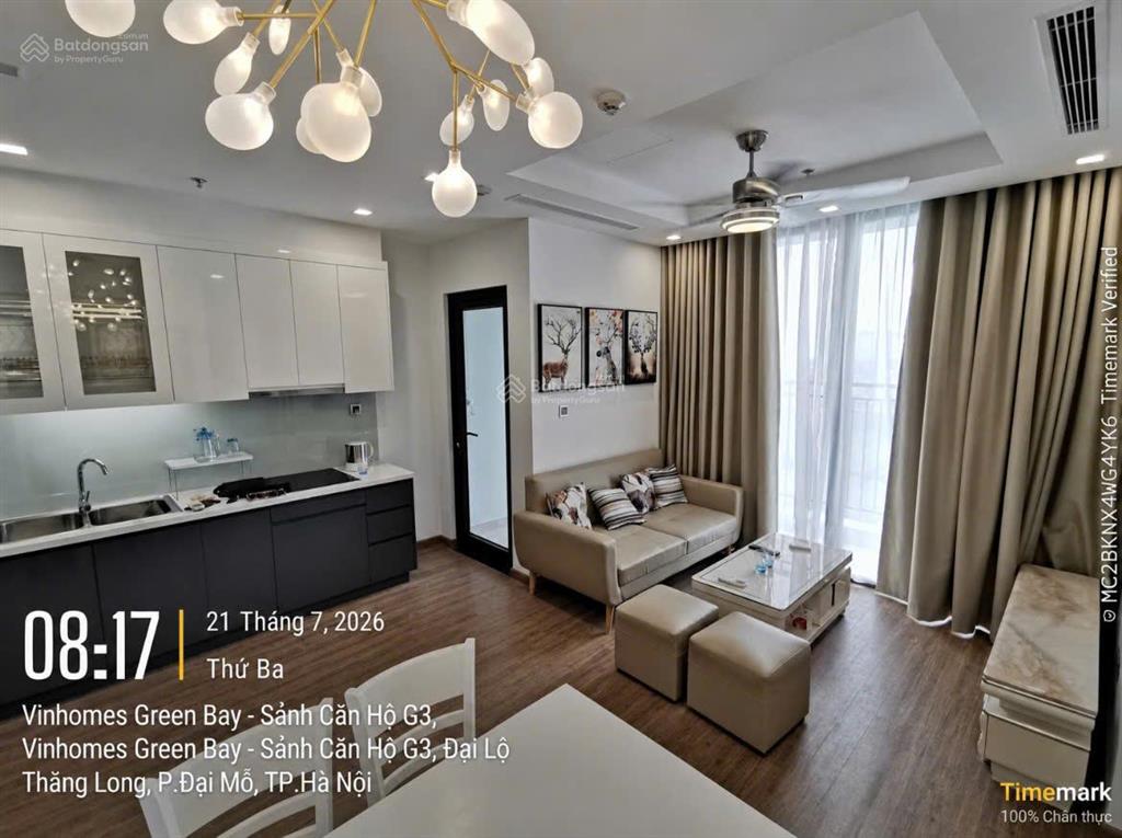 Giá tốt. cho thuê gấp căn hộ 2 phòng ngủ 67m2 full nội thất cao cấp 14,5 tr/th vinhomes greenbay