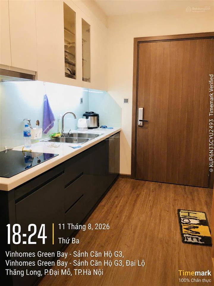 Chính chủ cho thuê căn hộ studio 30m2 full nội thất cao cấp giá 8,5 tr/th vinhomes greenbay