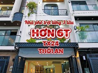 NHÀ ĐẸP 5 TẦNG TX24 Q12 - ĐƯỜNG 7M THÔNG - KHU DÂN CƯ ĐỒNG BỘ
