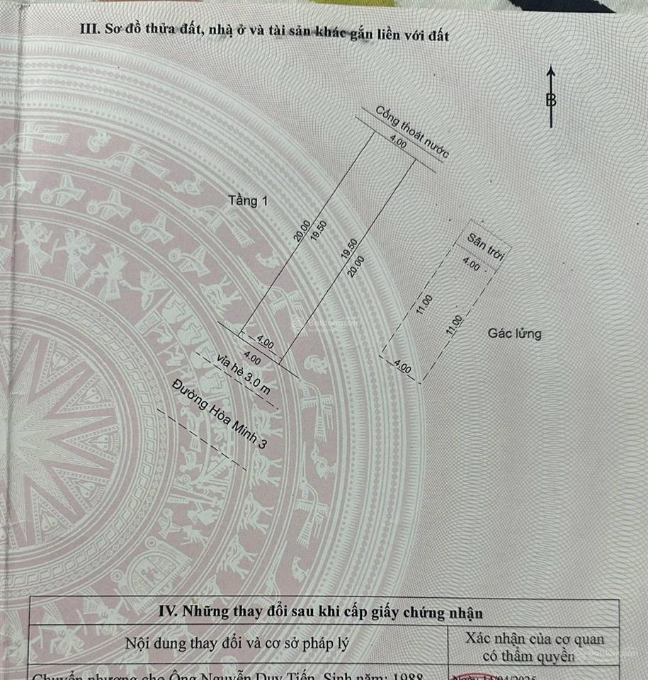 Bán nhà gác lửng đúc mt hoà minh 3, cách biển nguyễn tất thành chỉ 100m