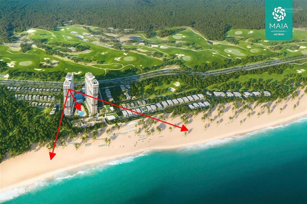 Bán căn 2pn 65m2 trực diện biển maia hồ tràm giá 5.160 tỷ (full). tầng 29, view đông nam, đông bắc
