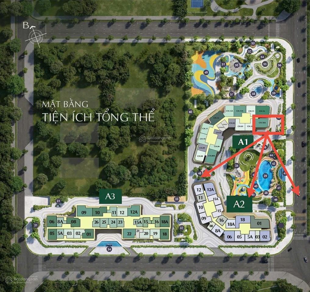 Bán 3 ngủ kính cong view hồ lumiere evergreen tây mỗ