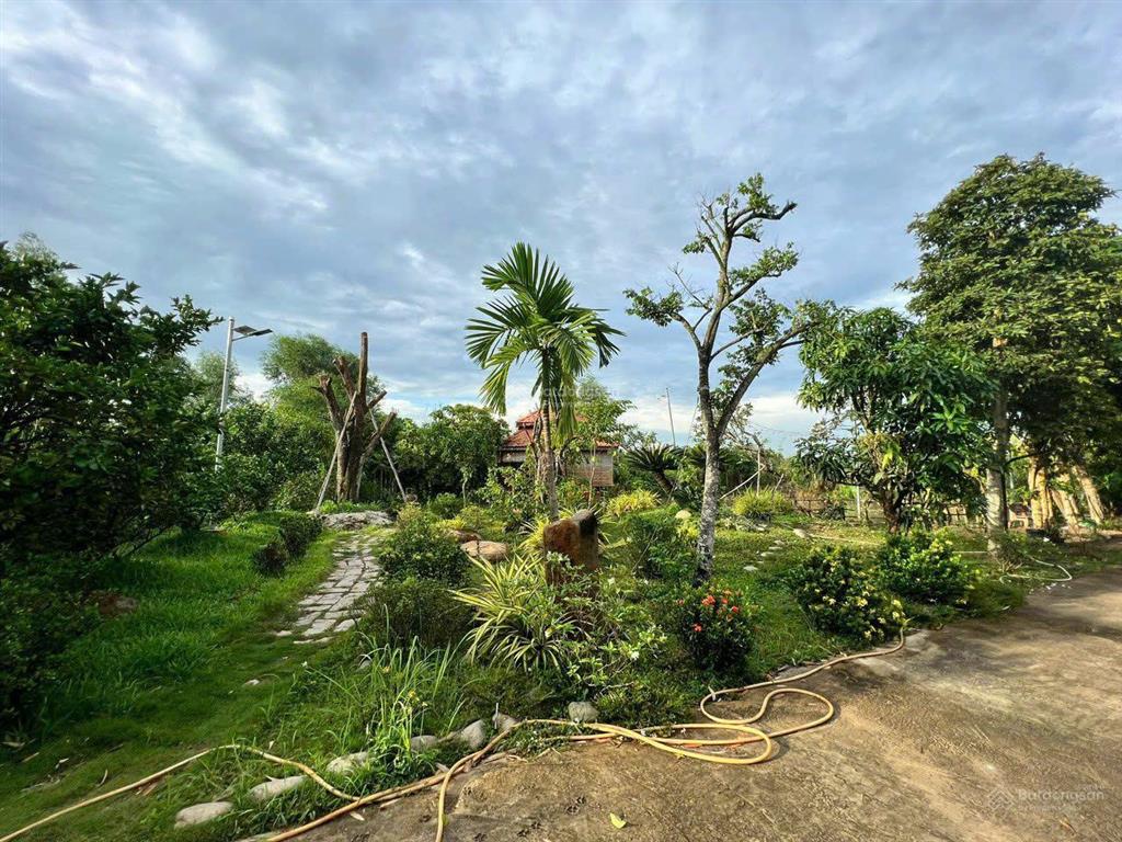 Bán nhà vườn 2 mặt tiền giáp sông sài gòn, an nhơn tây, củ chi, dt 35x115m, 2400m2 thổ cư, 27 tỷ