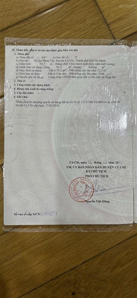 Chính chủ bán nhà cấp 4 mặt tiền đầu hẻm đối diện bệnh viện đa khoa củ chi, 2 tỷ,  0902 709 ***