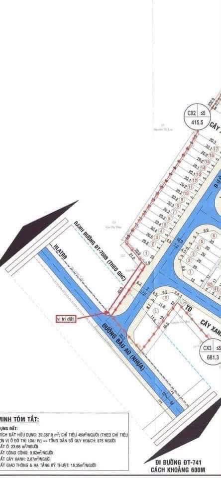Bán đất mặt tiền đường nhựa 2,5 tỷ, 385 m2 tại bàu ao, phước vĩnh, bình dương, hot!