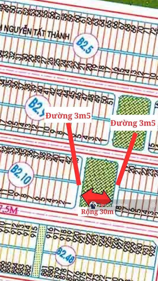 Lô đất vàng trục trương công huấn đường 7,5m ngang 7,88m đối diện dragon smart city