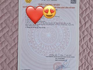 Cần bán lô đất đẹp đường đào ngọc chua p.liên chiểu, đà nẵng đông nam 102,5m2 sổ sẵn cá nhân