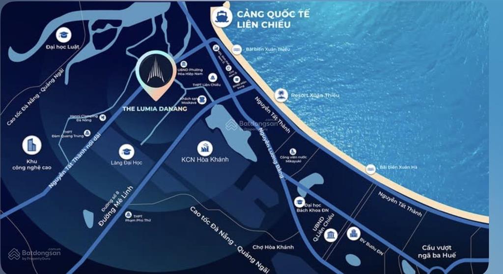 Cần bán lô đất nền dragon smart city đường 10,5m, đông nam, view kênh 150m2