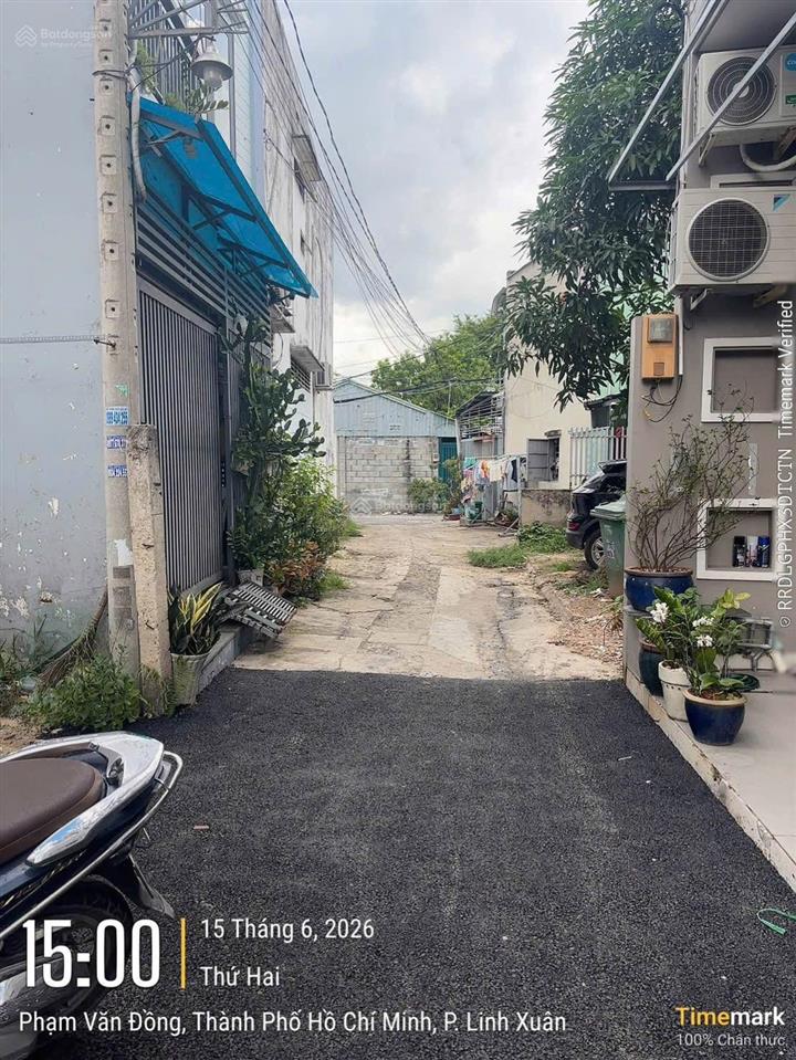 Bán 56,6m2 thổ cư, đường 6m, ngay phạm văn đồng, giá chỉ 4 tỷ